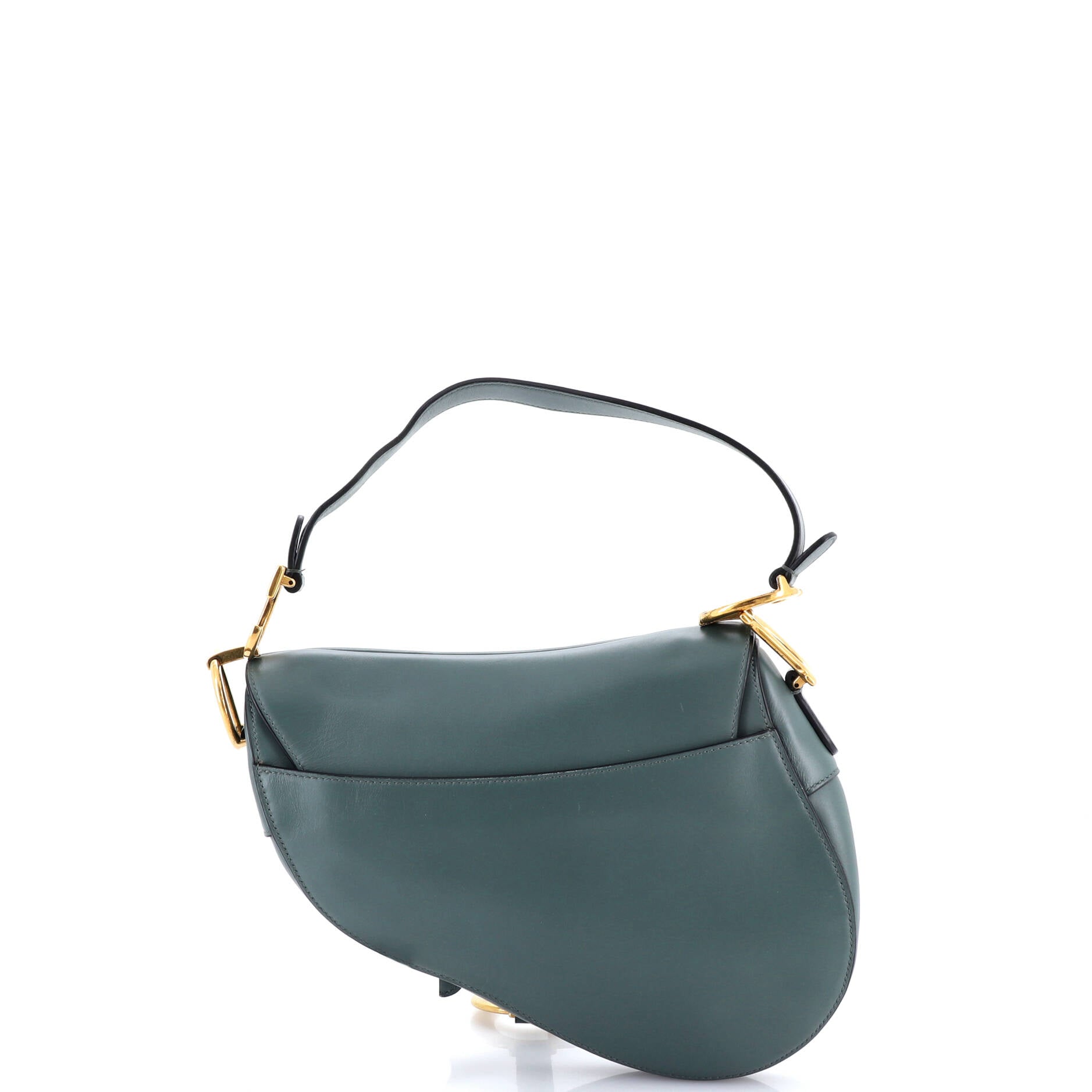 Saddle Handbag Leather Medium