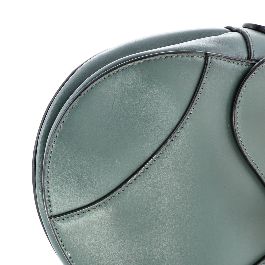 Saddle Handbag Leather Medium