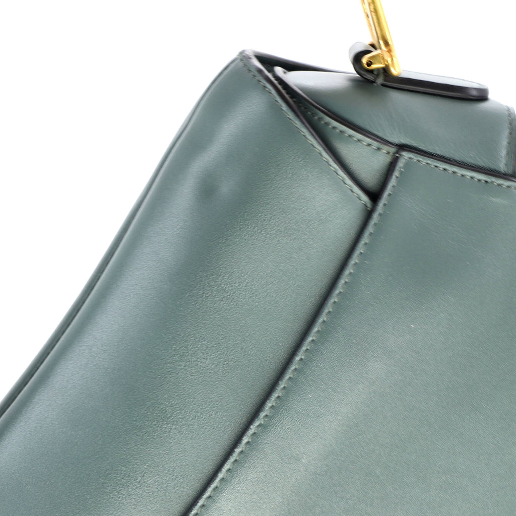 Saddle Handbag Leather Medium