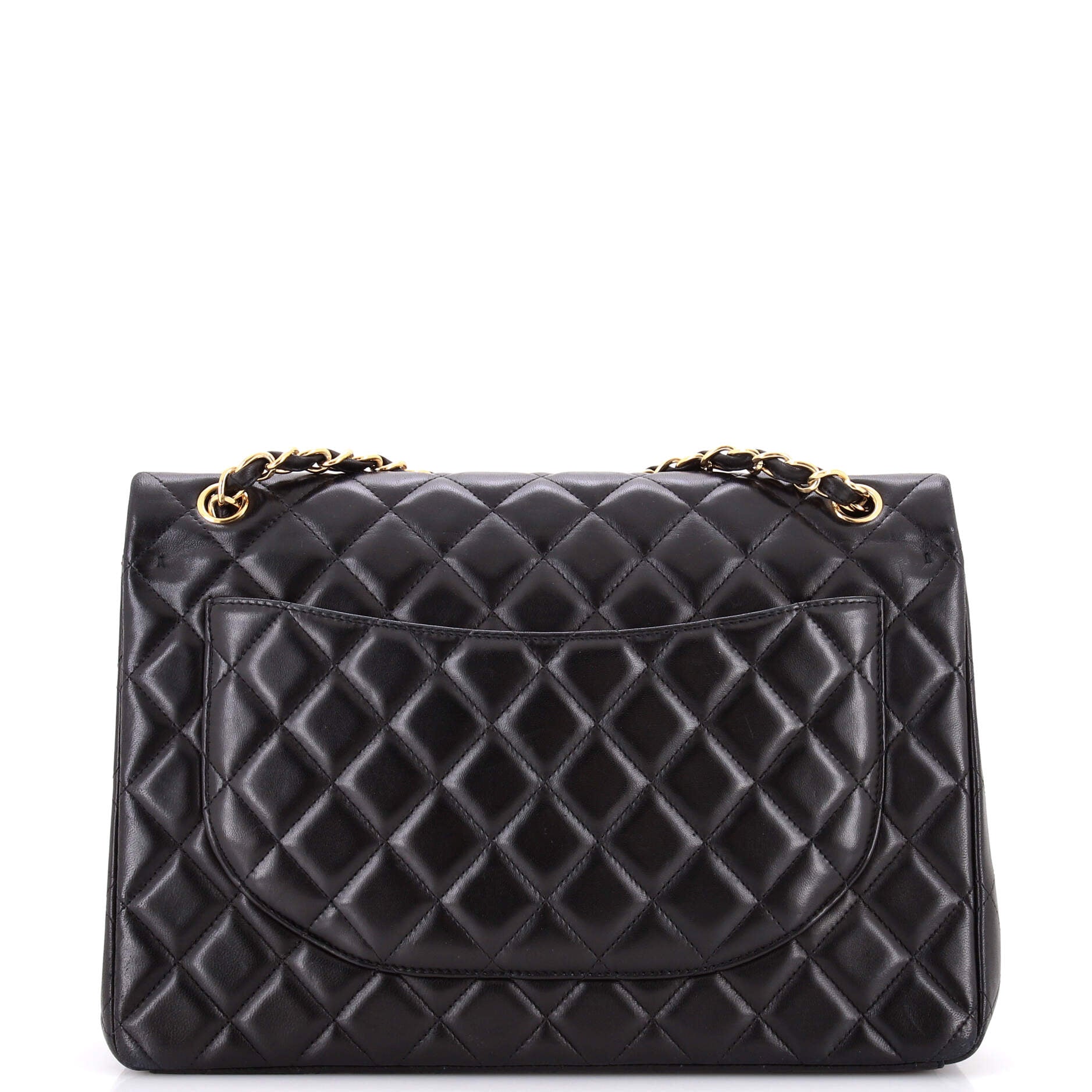 Classic Double Flap Bag Quilted Lambskin Maxi