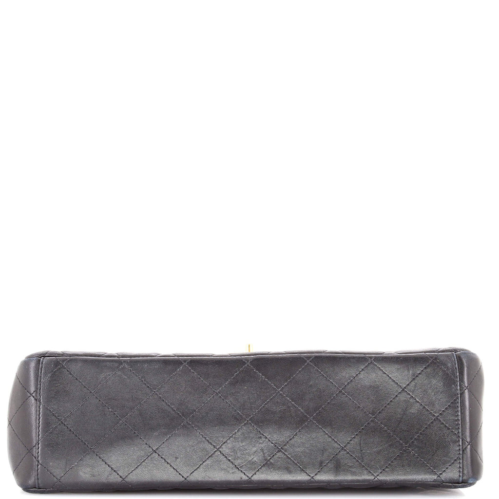 Classic Double Flap Bag Quilted Lambskin Maxi