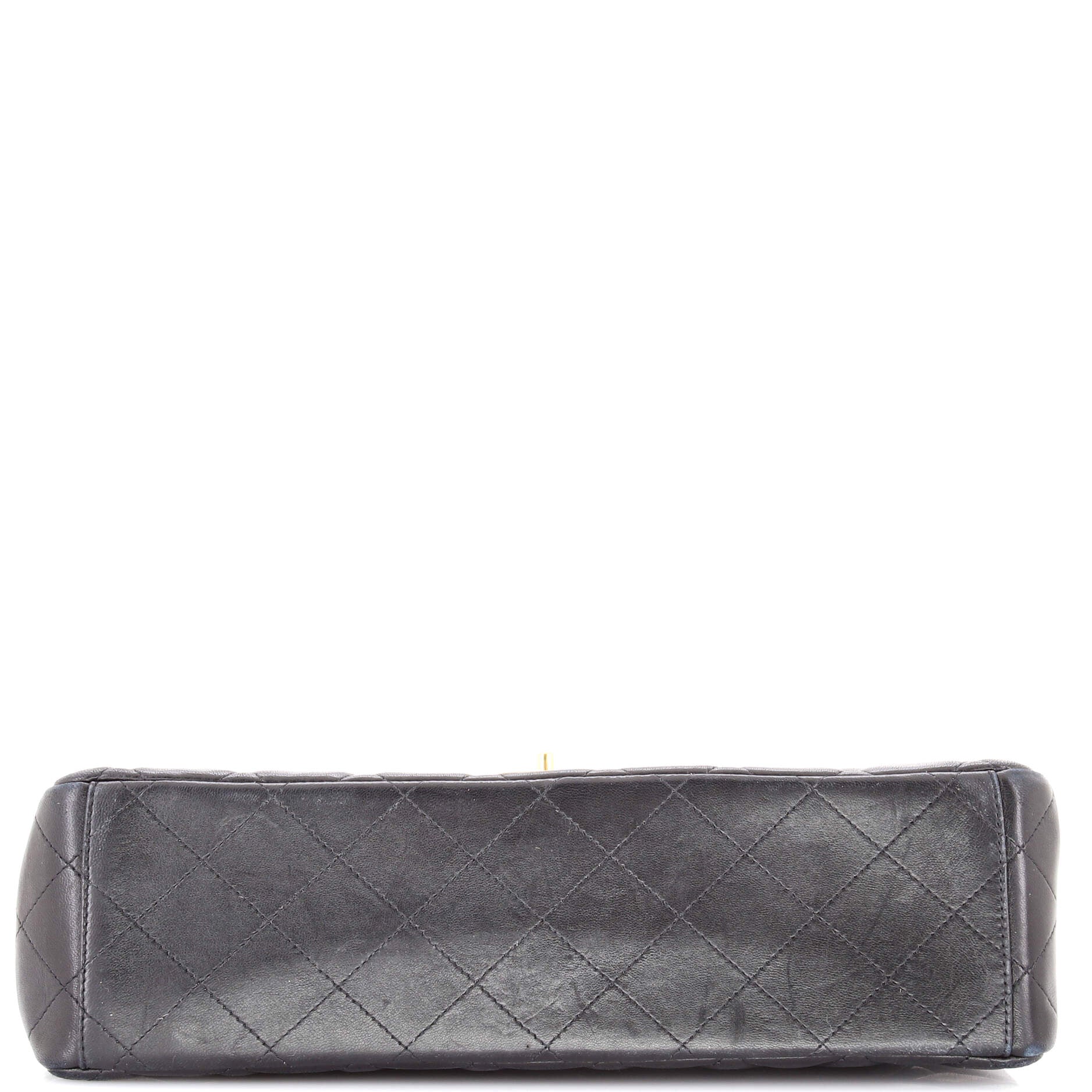 Classic Double Flap Bag Quilted Lambskin Maxi