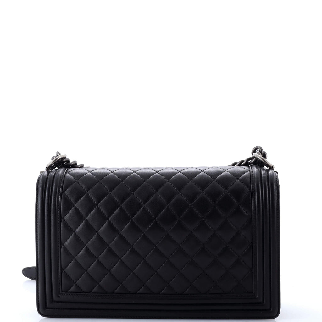 Boy Flap Bag Quilted Lambskin New Medium