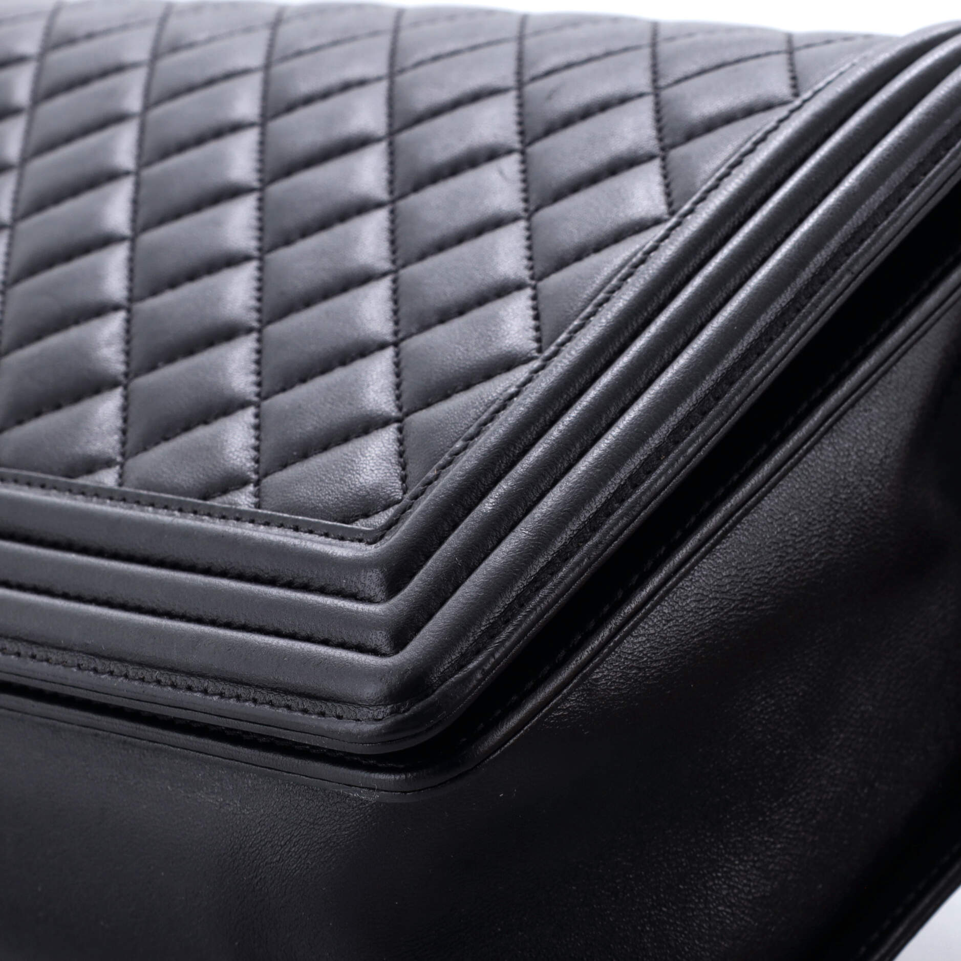 Boy Flap Bag Quilted Lambskin New Medium