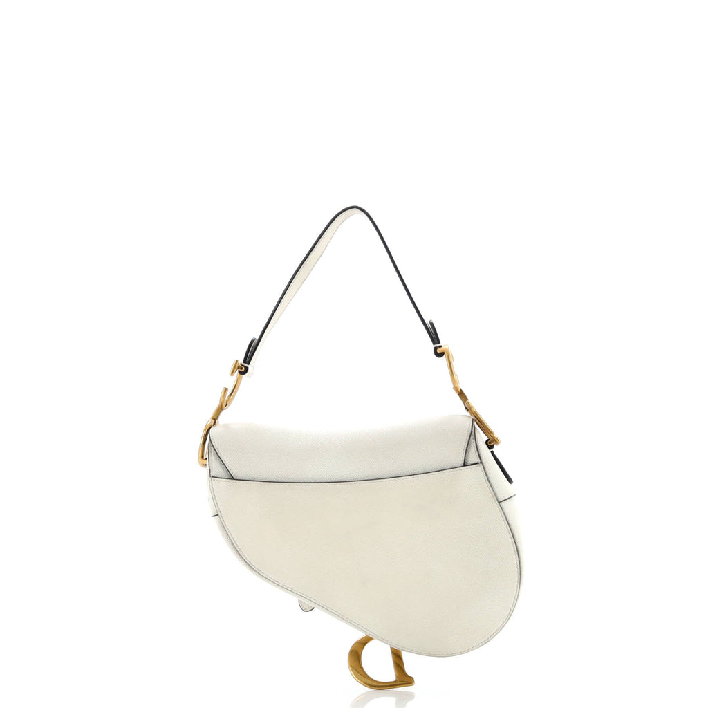 Saddle Handbag Leather Medium