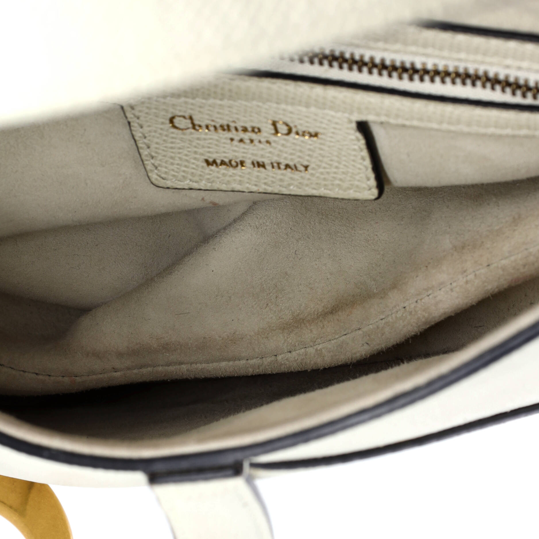 Saddle Handbag Leather Medium