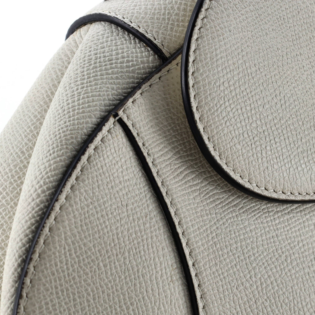 Saddle Handbag Leather Medium
