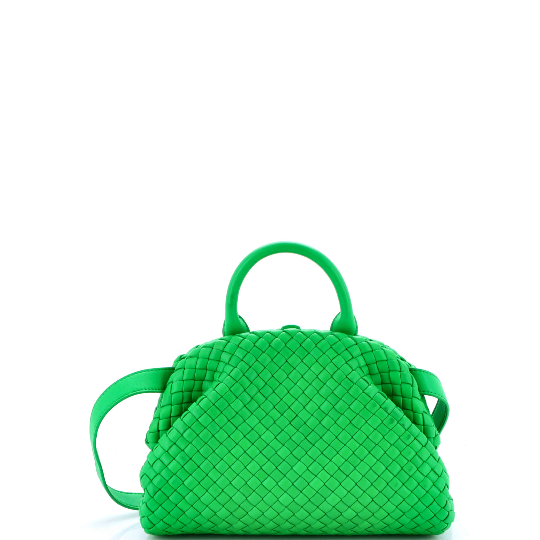 Padded Handle Tote Intrecciato Nappa Small