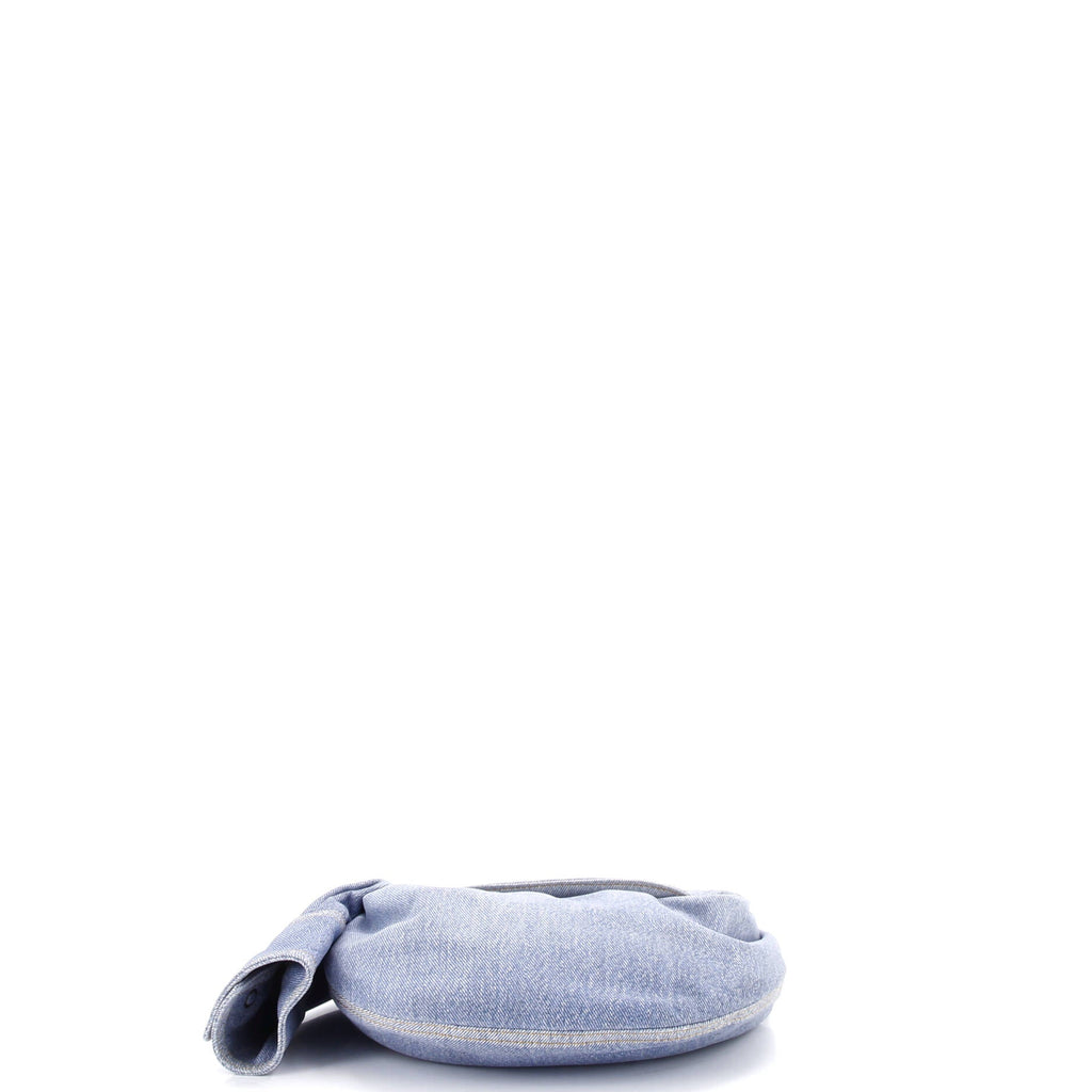 BV Jodie Hobo Shirt Effect Denim Mini