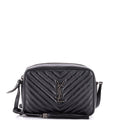 Lou Camera Bag Matelasse Chevron Leather Small
