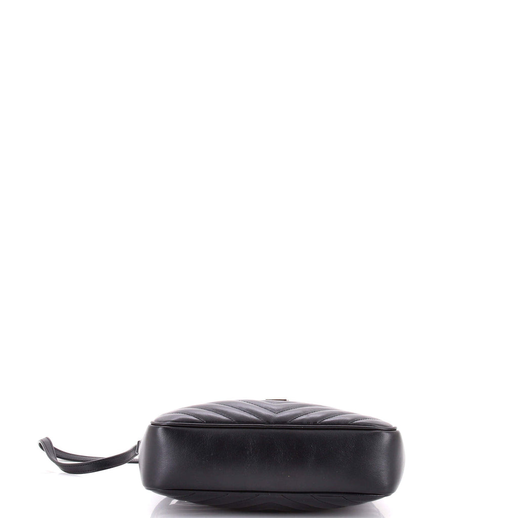 Lou Camera Bag Matelasse Chevron Leather Small