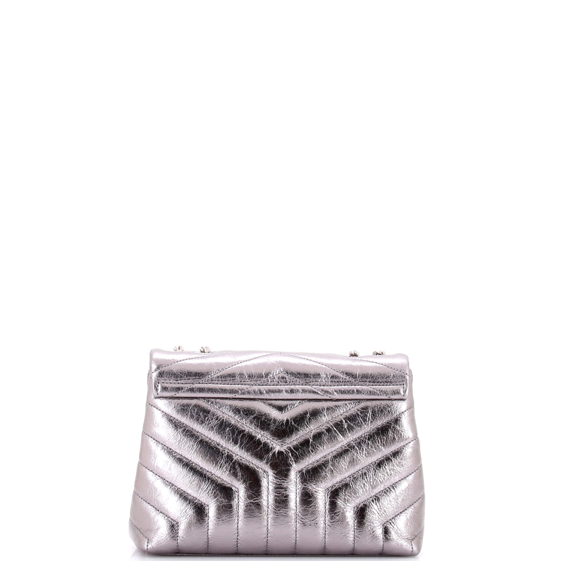 Loulou Shoulder Bag Matelasse Chevron Leather Small