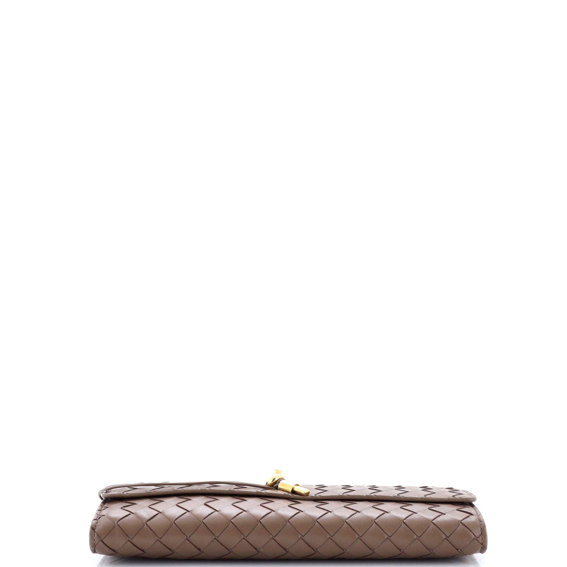 Andiamo Top Handle Clutch Intrecciato Nappa Long