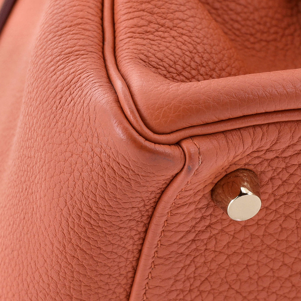 Kelly Handbag Terre Battue Togo with Gold Hardware 32