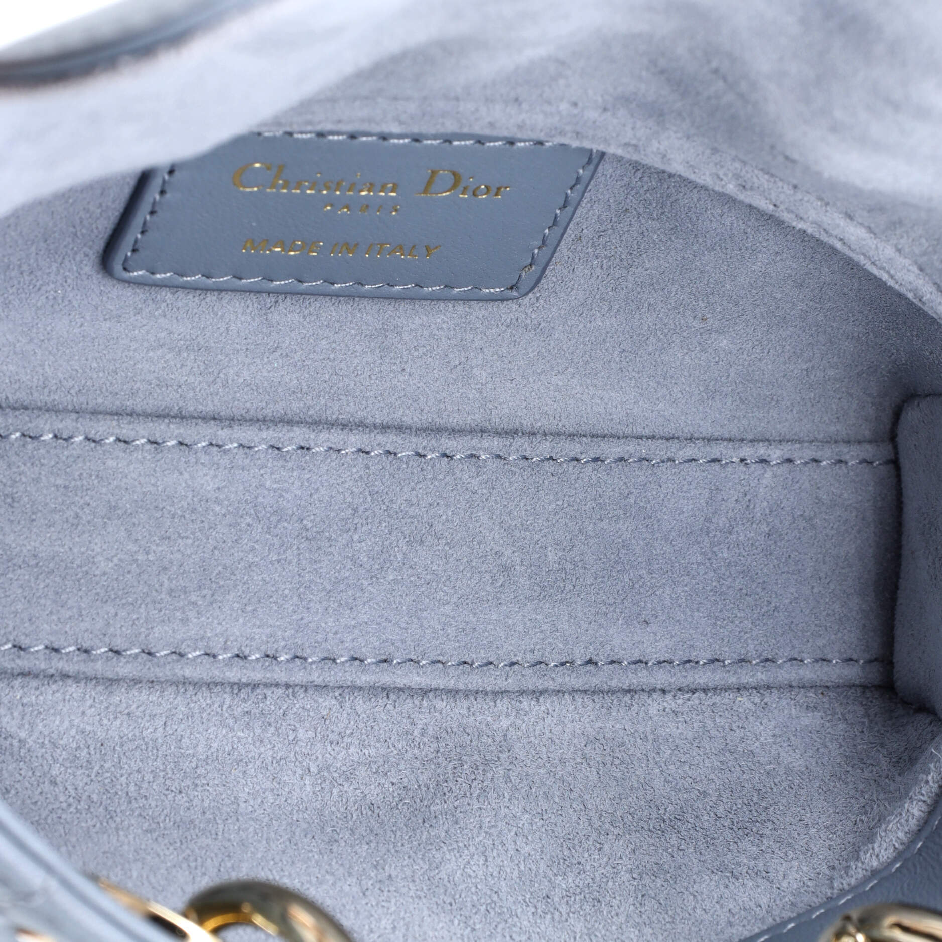 Lady D-Joy Bag Cannage Quilt Lambskin Micro