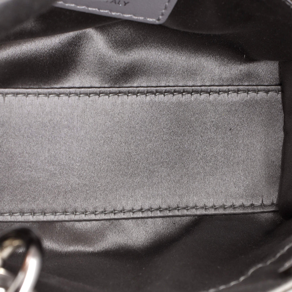 Lady Dior Bag Crystal Embellished Cannage Quilt Satin Mini