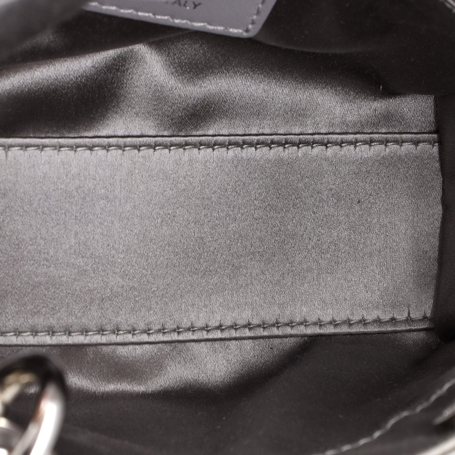 Lady Dior Bag Crystal Embellished Cannage Quilt Satin Mini