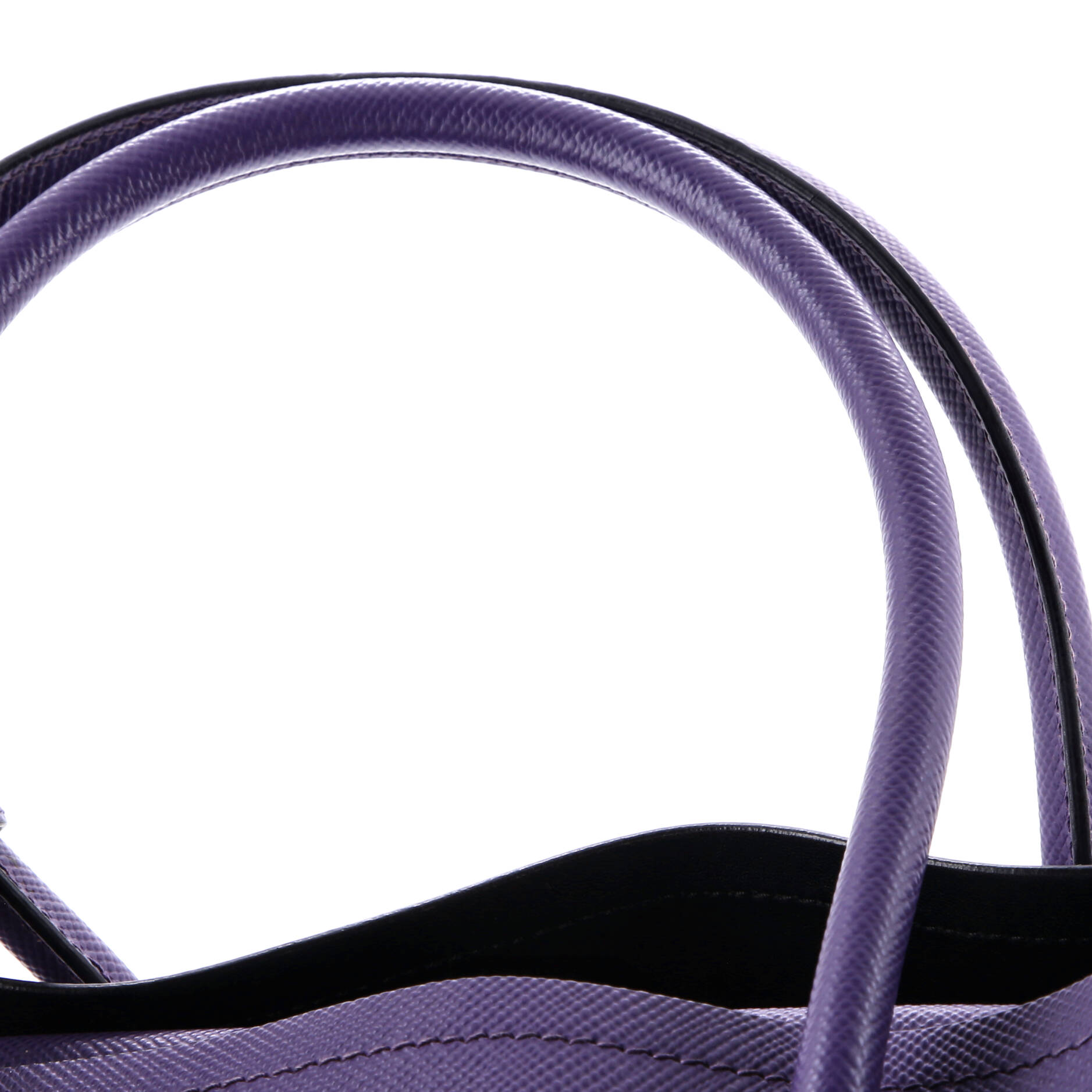 Cuir Double Tote Saffiano Leather Large