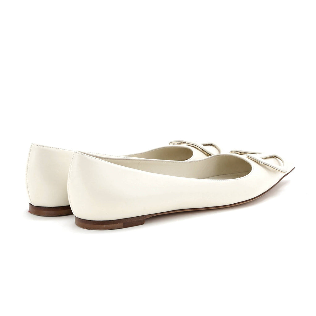 Women's VLogo Flats Leather