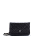 Wallet on Chain Quilted Caviar