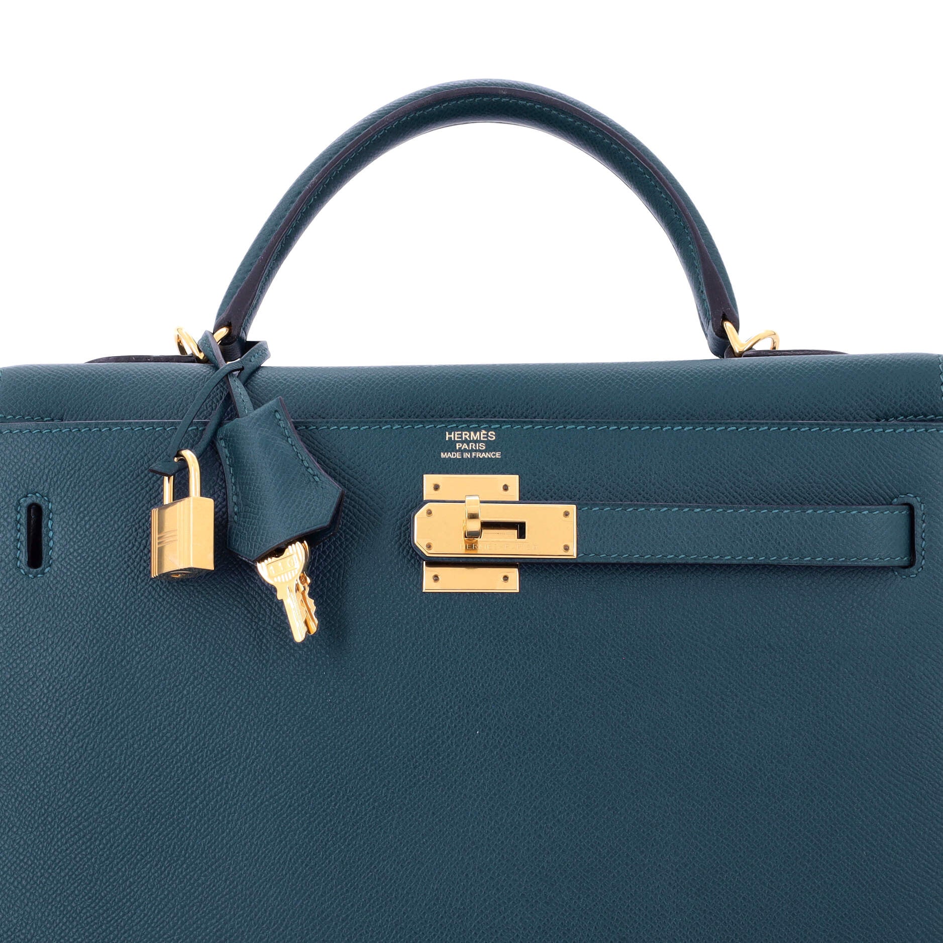Kelly Handbag Colvert Epsom with Gold Hardware 32