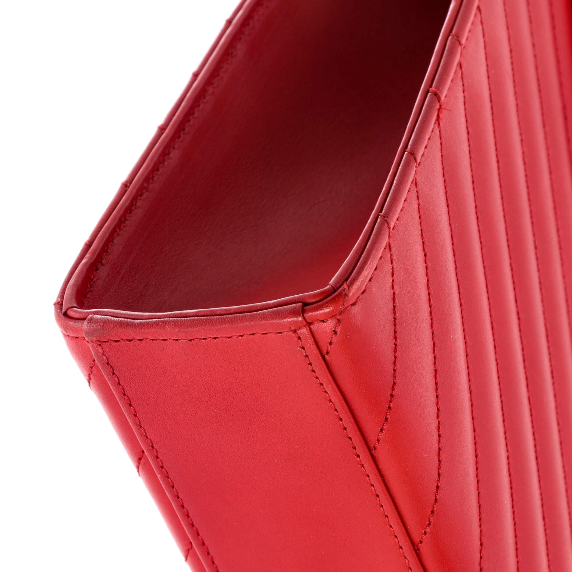 Classic Monogram Envelope Satchel Matelasse Chevron Leather Large