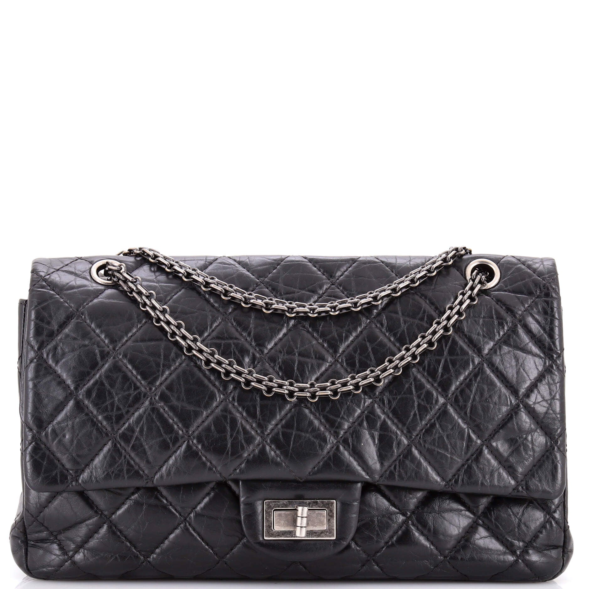 Reissue 2.55 Flap Bag Quilted Aged Calfskin 227