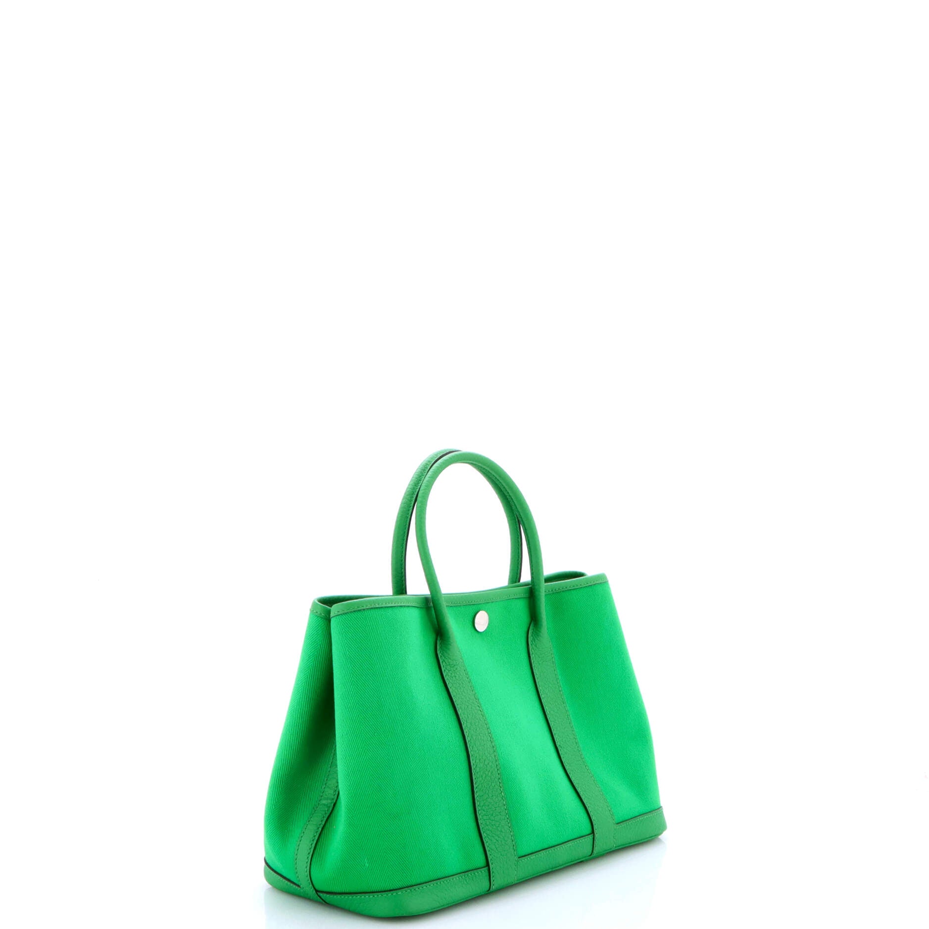 Garden Party Tote Toile and Leather 30