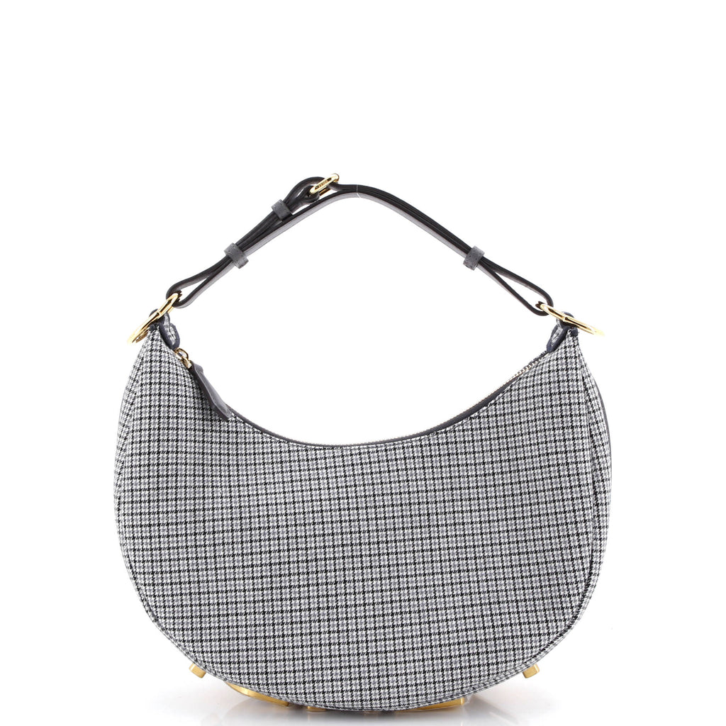 Fendigraphy Bag Houndstooth Wool Small