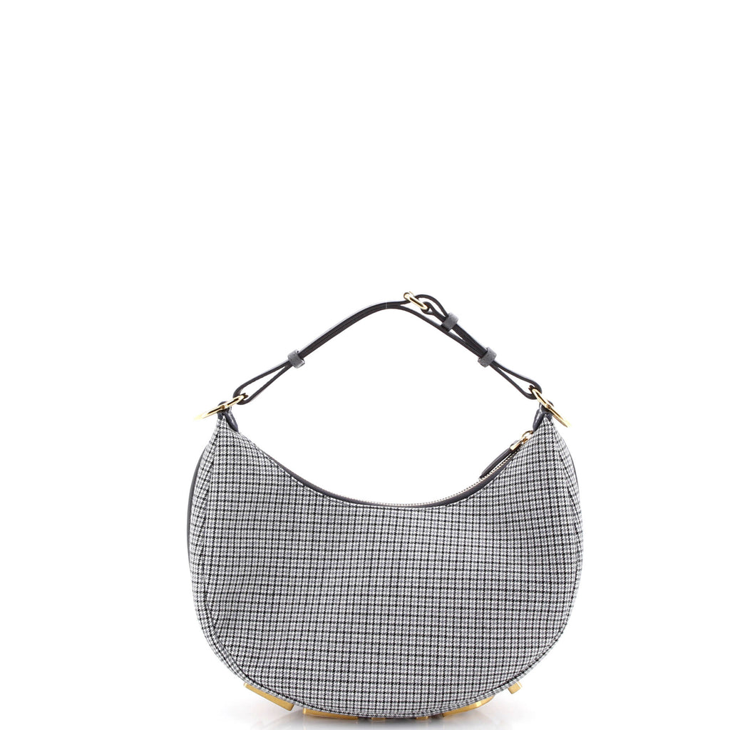 Fendigraphy Bag Houndstooth Wool Small