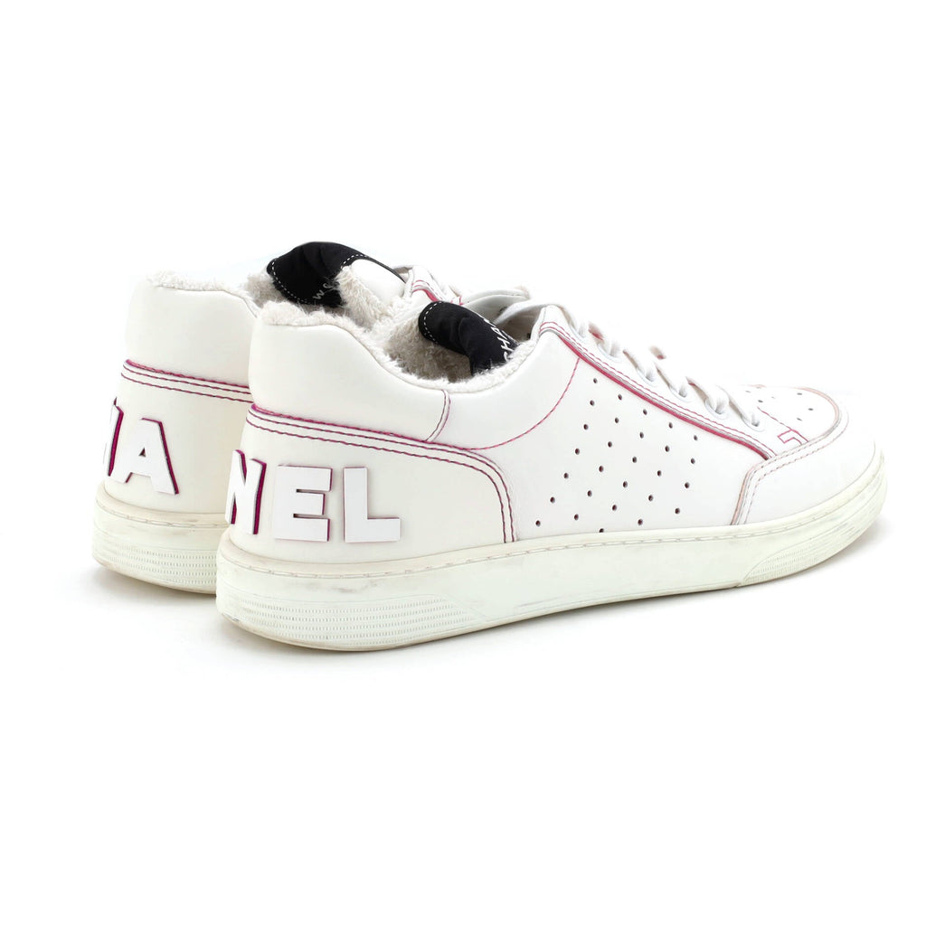Women's Logo Low-Top Sneakers Leather