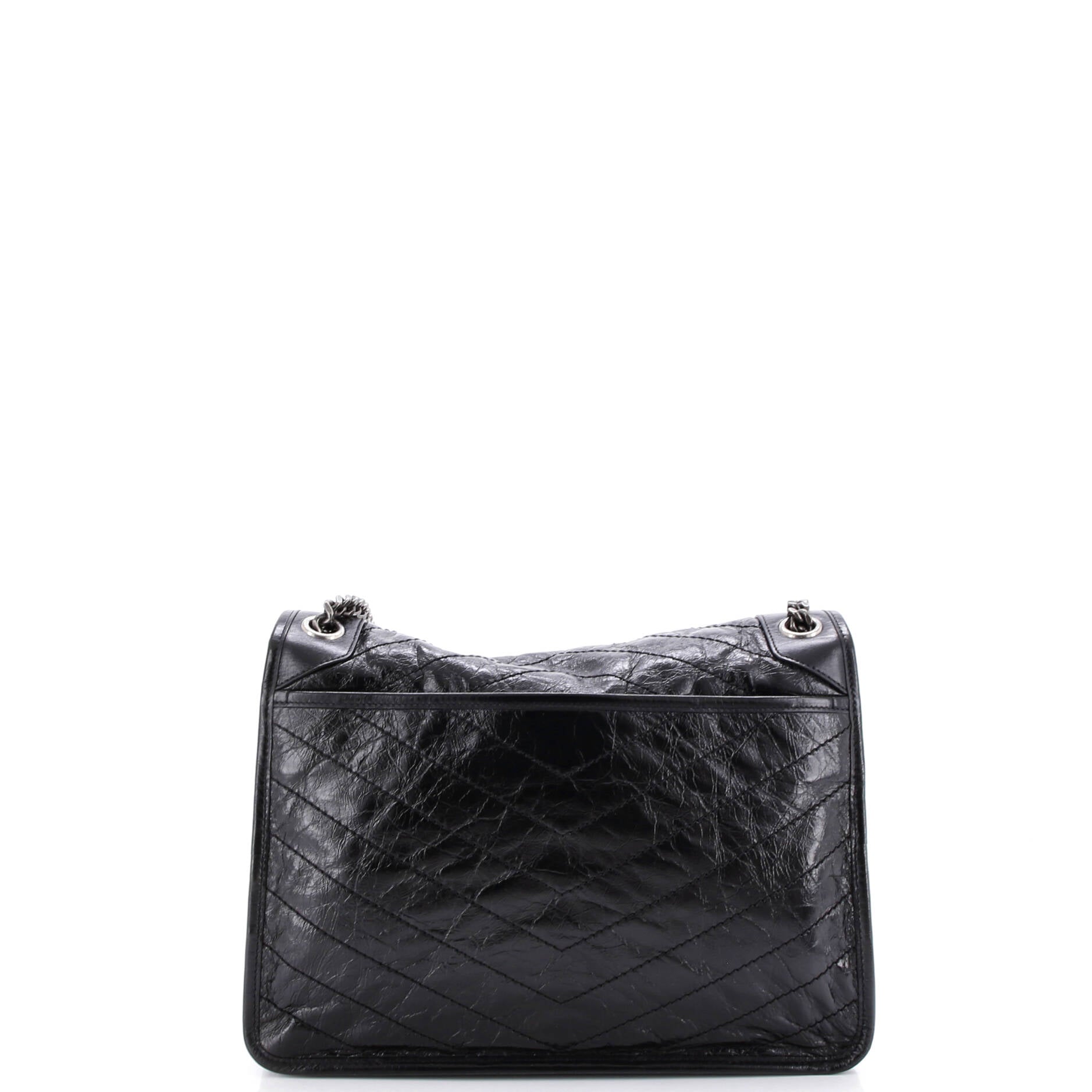 Niki Chain Flap Bag Matelasse Chevron Leather Medium