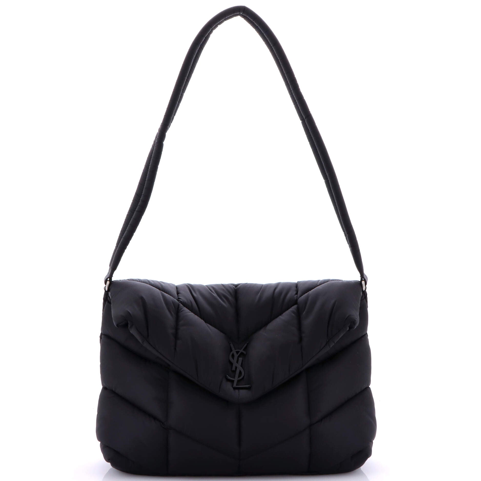 Loulou Puffer Messenger Bag Quilted Econyl