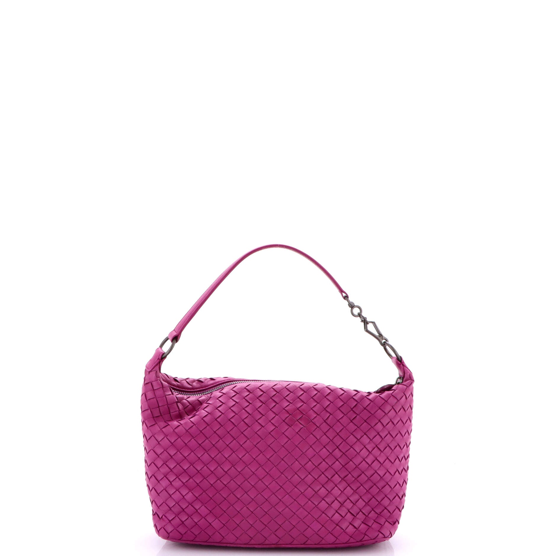 Zip Hobo Intrecciato Nappa Small