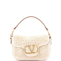 VLogo All Time Flap Shoulder Crochet Leather