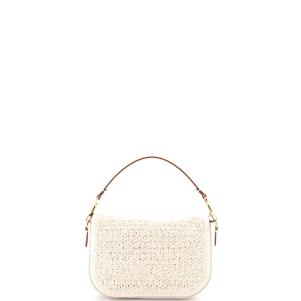 VLogo All Time Flap Shoulder Crochet Leather