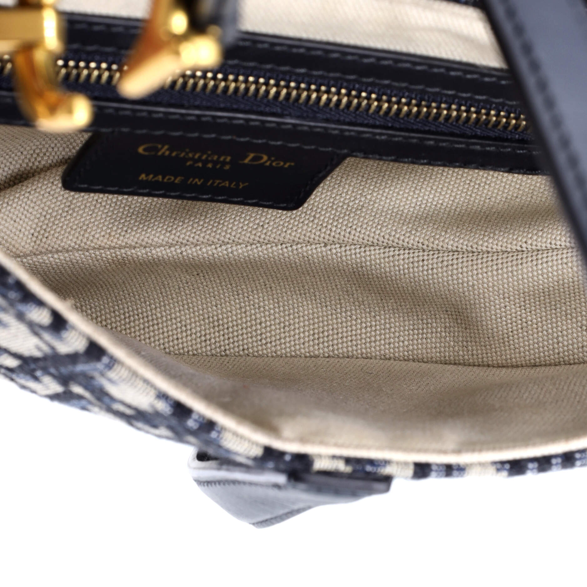 Saddle Handbag Oblique Canvas Medium