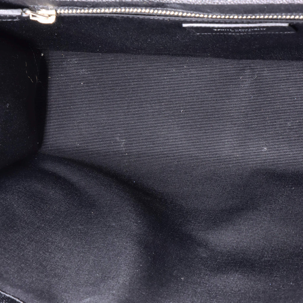 Classic Monogram Envelope Satchel Studded Leather Large