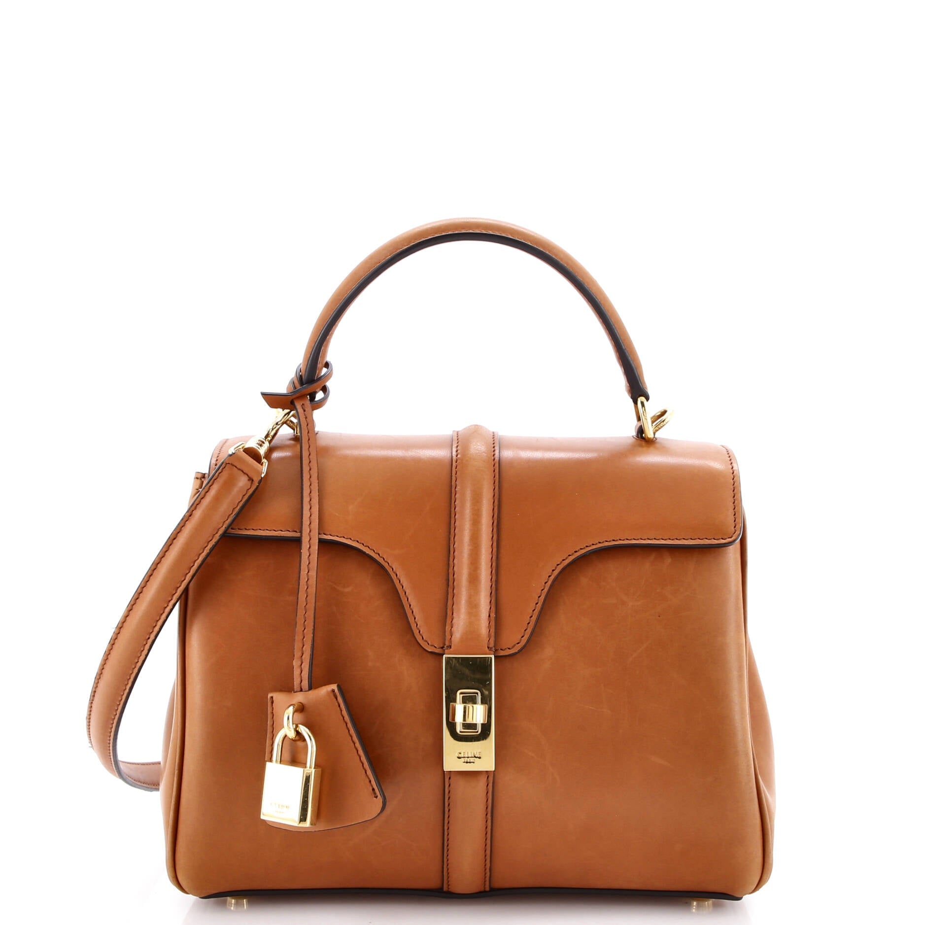 16 Top Handle Bag Smooth Calfskin Small