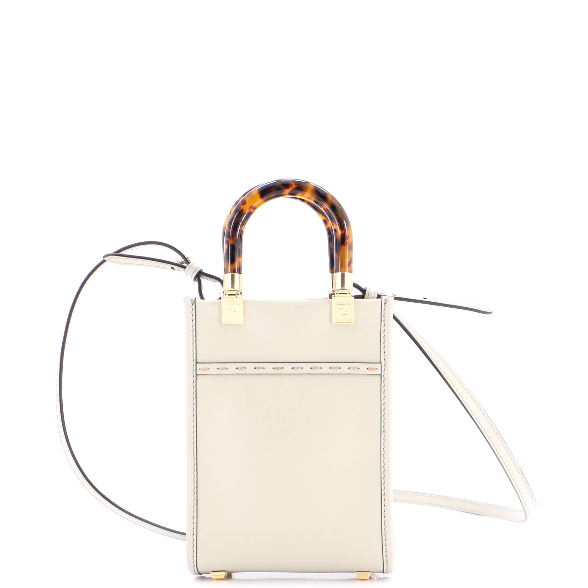 Sunshine Shopper Tote Leather Mini