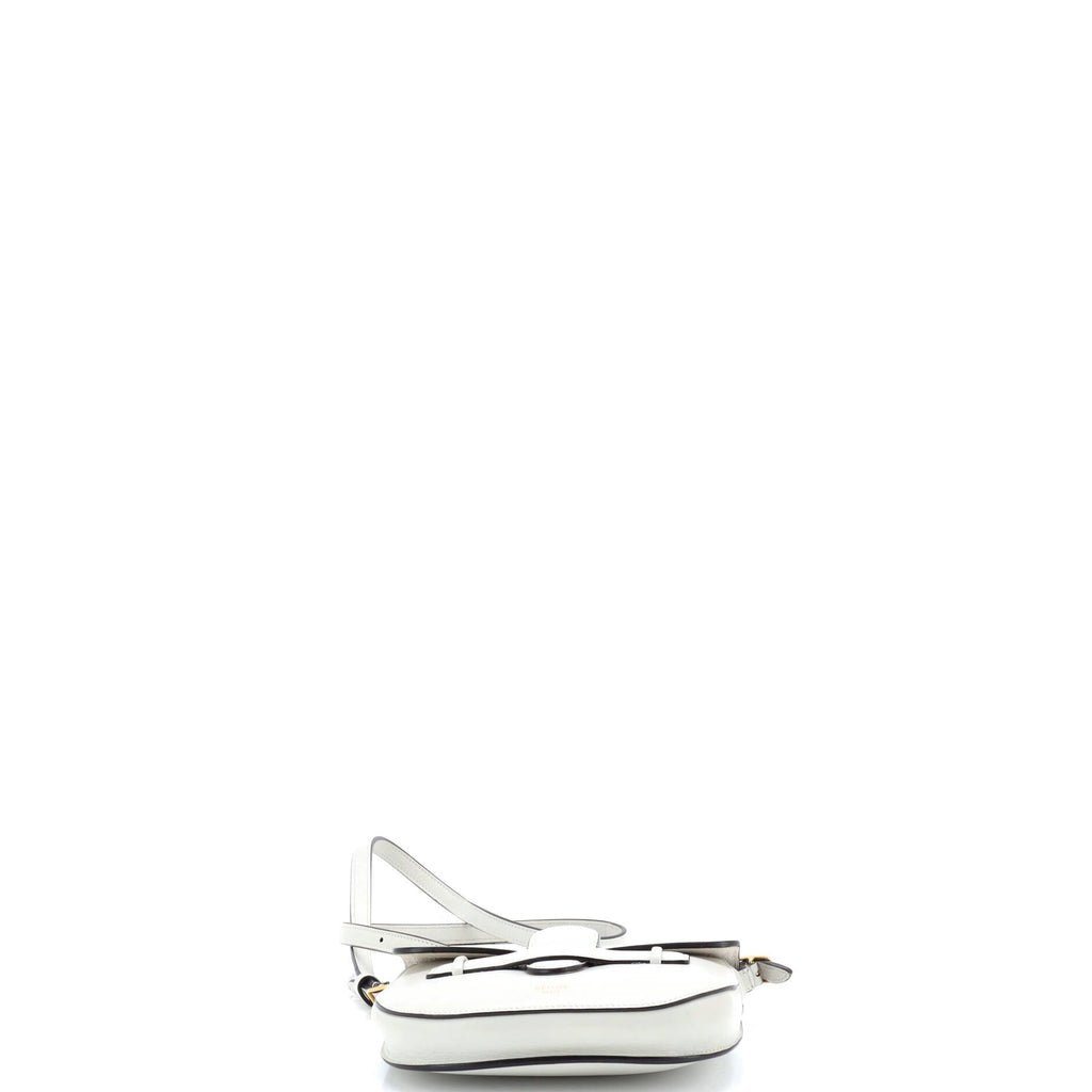 Symmetrical Shoulder Bag Leather Mini
