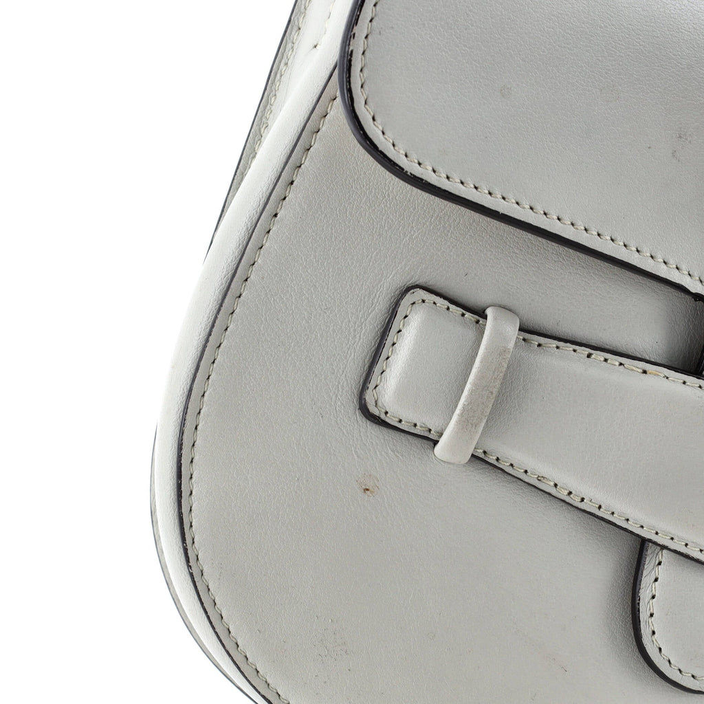 Symmetrical Shoulder Bag Leather Mini