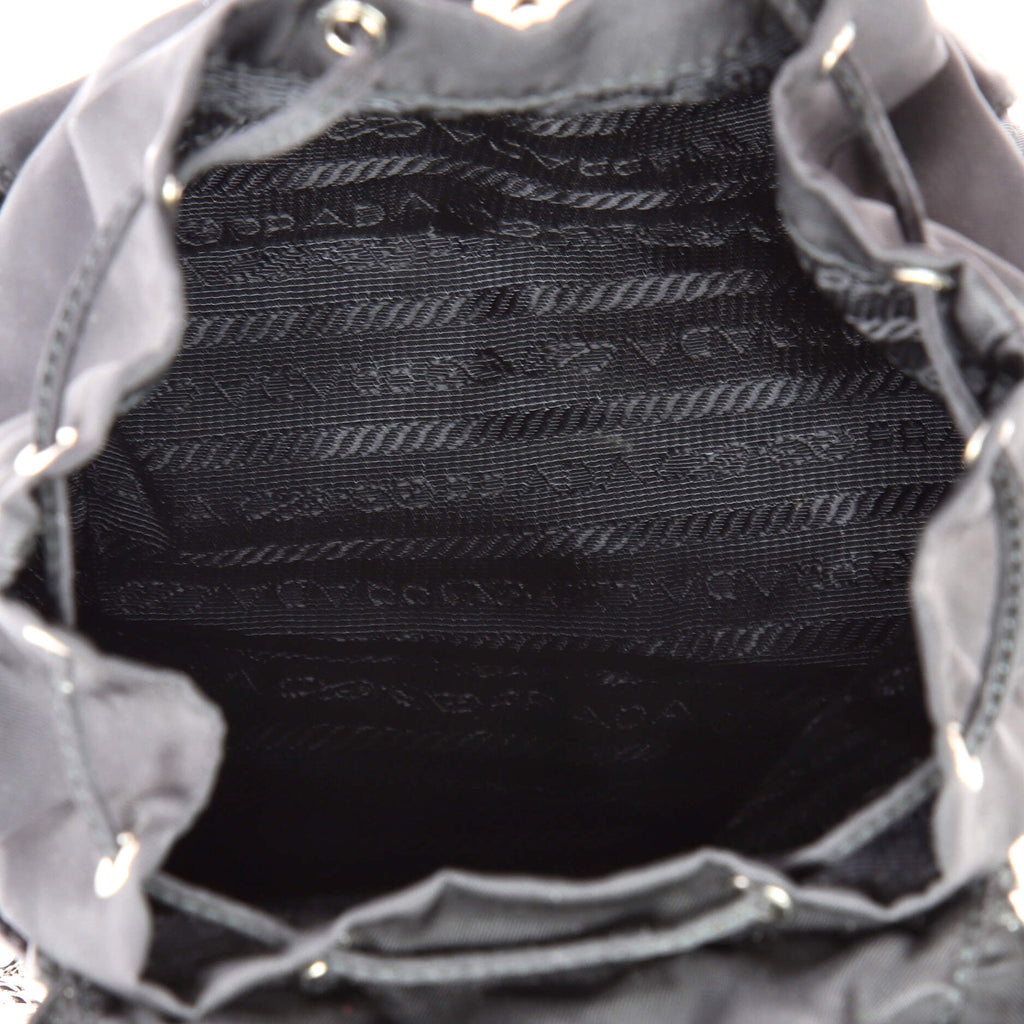 Convertible Chain Backpack Tessuto Mini