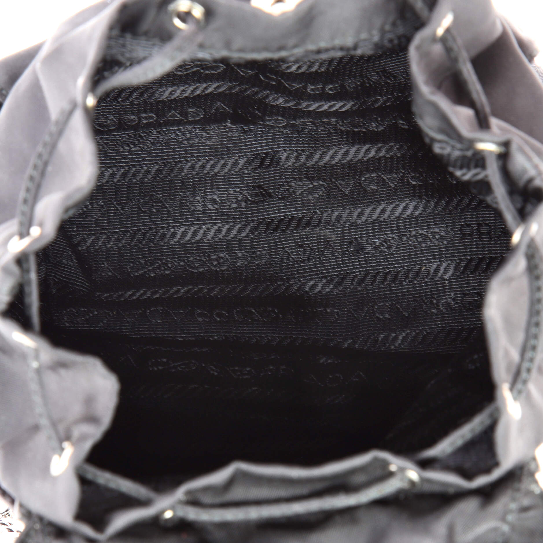 Convertible Chain Backpack Tessuto Mini