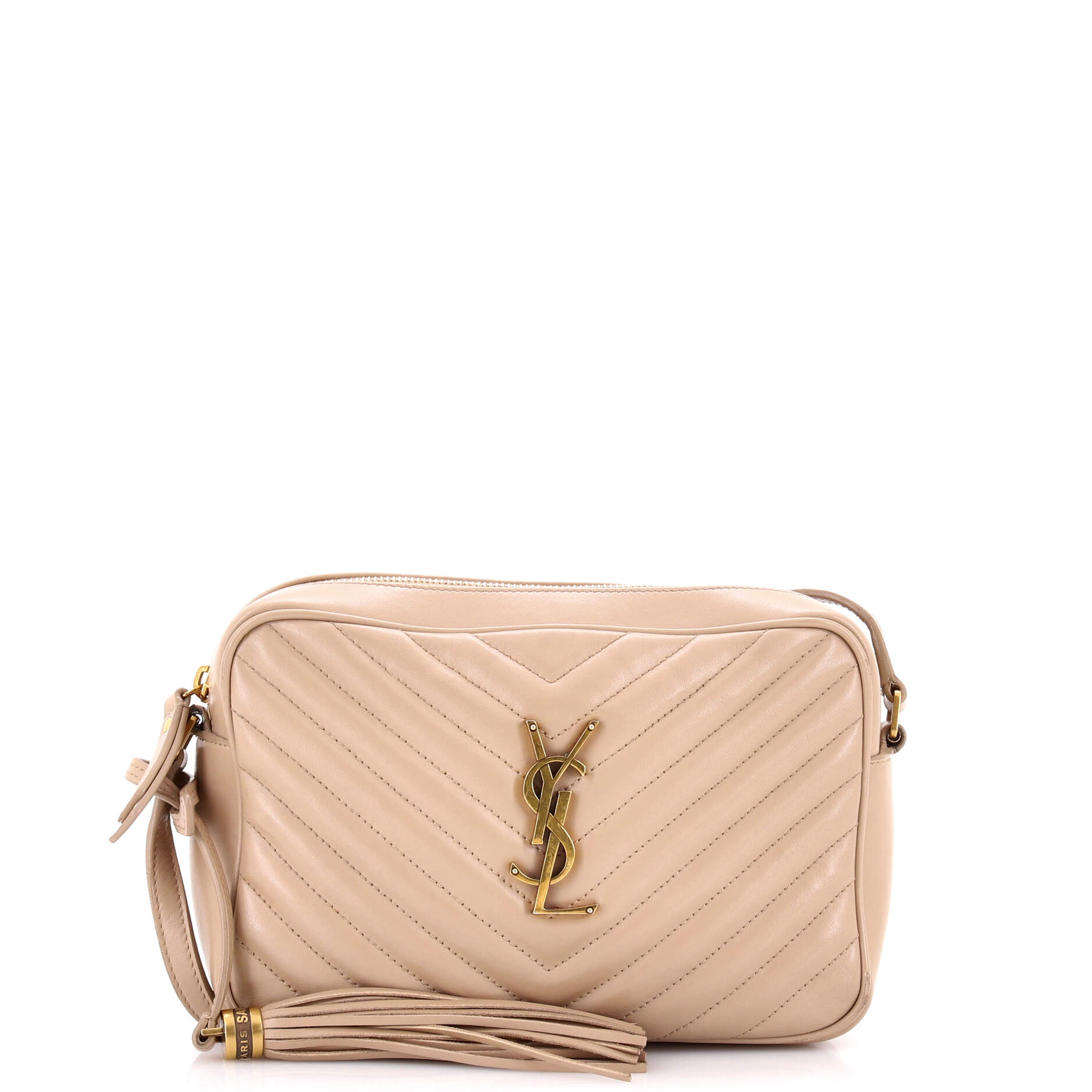 Lou Camera Bag Matelasse Chevron Leather Small