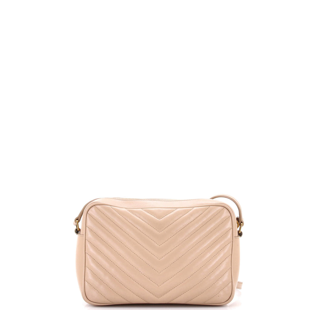 Lou Camera Bag Matelasse Chevron Leather Small