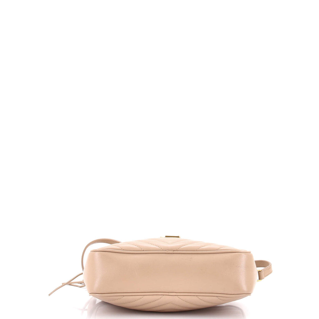Lou Camera Bag Matelasse Chevron Leather Small