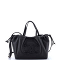 Cuir Triomphe Cabas Drawstring Tote Leather Small