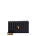 Cassandre Wallet on Chain Quilted Leather Medium