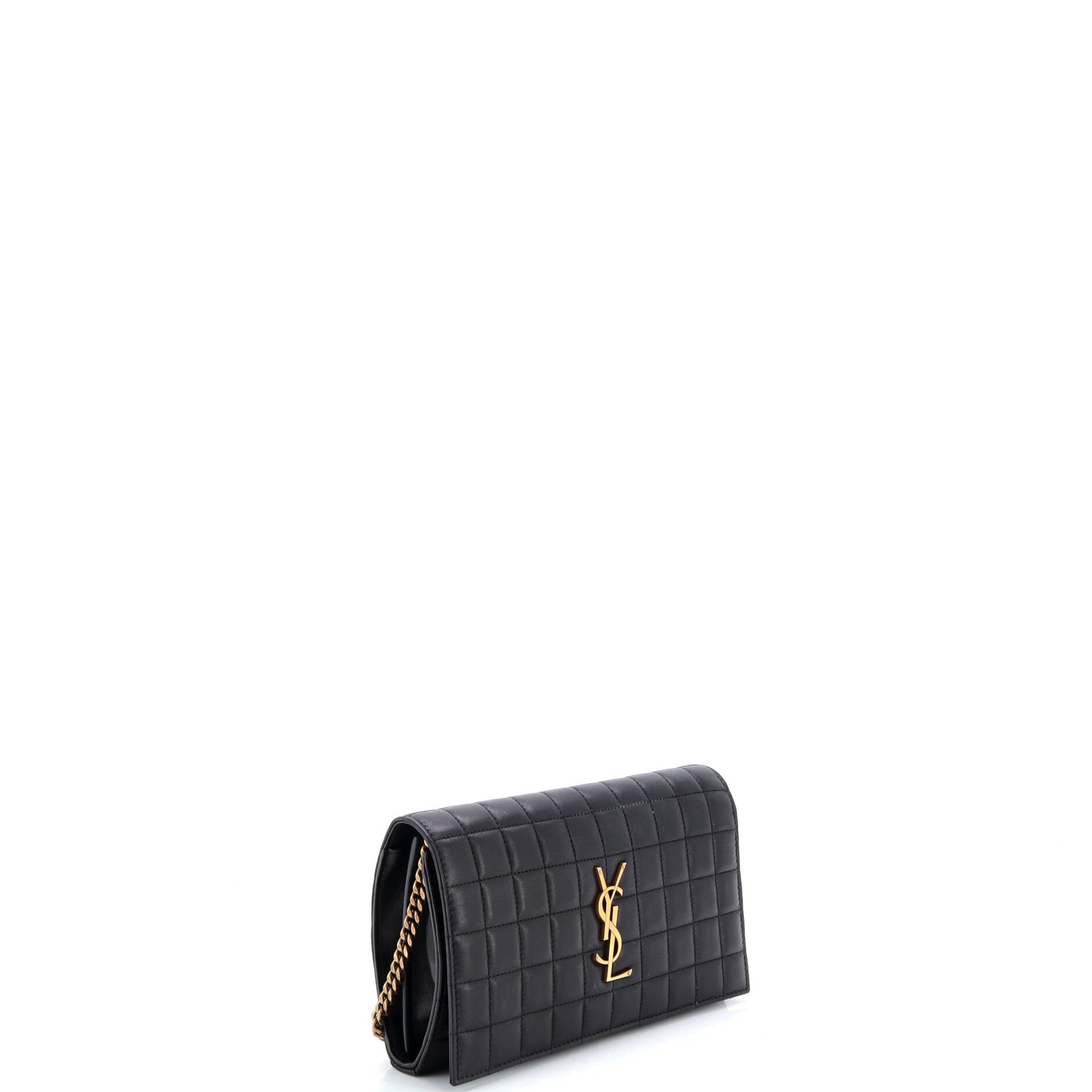 Cassandre Wallet on Chain Quilted Leather Medium